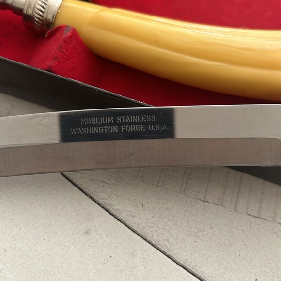 Vintage carving set - Picture 10 of 11